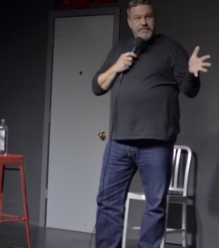 Matt Sharpe performing at The Comedy Outlet in Grand Rapids, MI